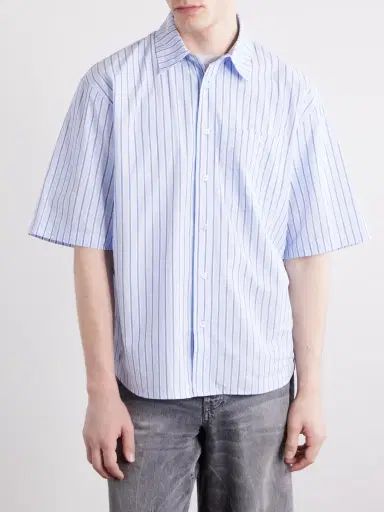 3sixteen Striped Cotton-Poplin Shirt - Men | Thumbnail 3 3sixteen Striped Cotton-Poplin Shirt - Men | Thumbnail 3