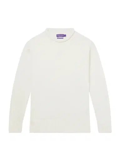 Ralph Lauren Purple Label Knitted Cotton Sweater - Men | Thumbnail 1