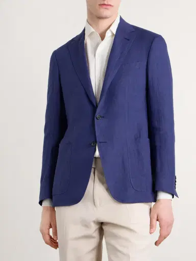 Canali Kei Linen Suit Jacket - Men | Thumbnail 3 Canali Kei Linen Suit Jacket - Men | Thumbnail 3