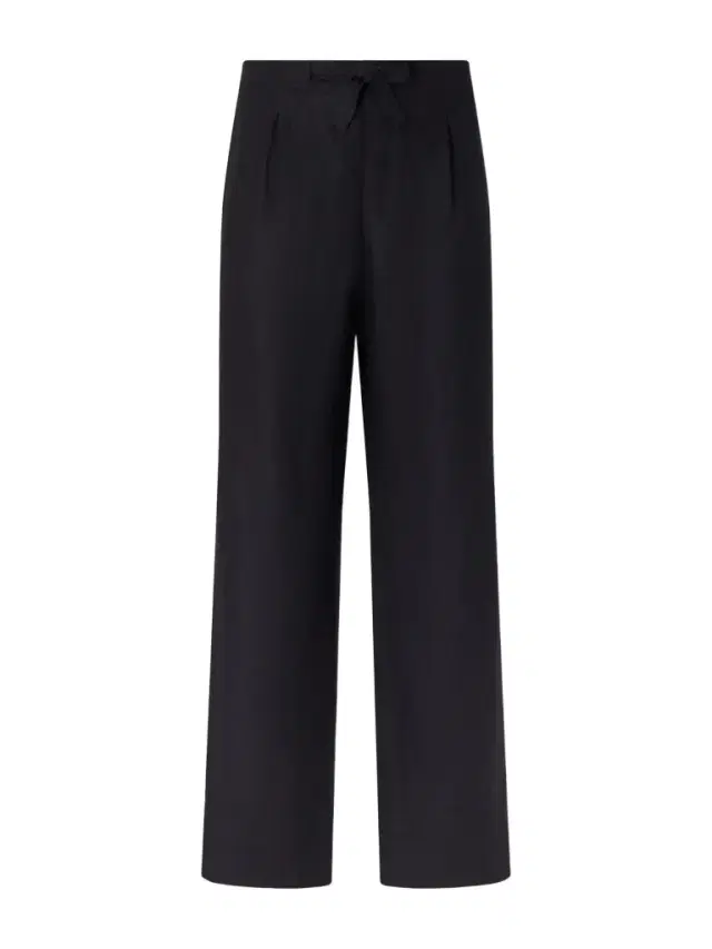 Straight-Leg Linen-Twill Drawstring Trousers - Men