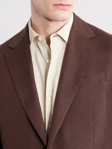 Ralph Lauren Purple Label Silk and Linen-Blend Suit Jacket - Men | Thumbnail 5 Ralph Lauren Purple Label Silk and Linen-Blend Suit Jacket - Men | Thumbnail 5