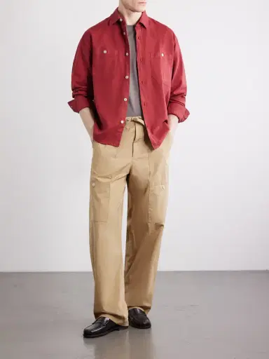 3sixteen Cotton and Linen-Blend Overshirt - Men | Thumbnail 2 3sixteen Cotton and Linen-Blend Overshirt - Men | Thumbnail 2