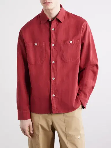 3sixteen Cotton and Linen-Blend Overshirt - Men | Thumbnail 3 3sixteen Cotton and Linen-Blend Overshirt - Men | Thumbnail 3