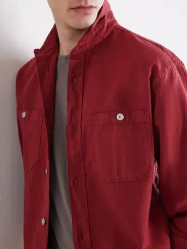 3sixteen Cotton and Linen-Blend Overshirt - Men | Thumbnail 5 3sixteen Cotton and Linen-Blend Overshirt - Men | Thumbnail 5