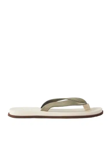 Brunello Cucinelli Suede Flip Flops - Men | Thumbnail 1 Brunello Cucinelli Suede Flip Flops - Men | Thumbnail 1