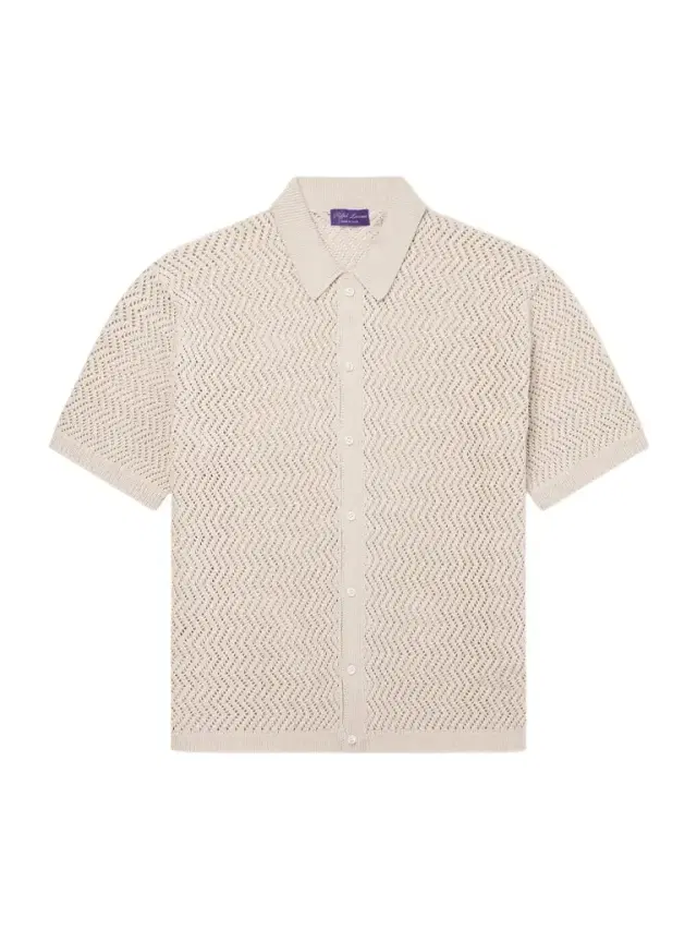 Knitted Cotton Shirt - Men