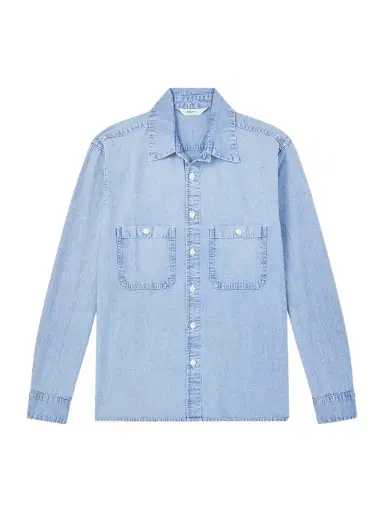 3sixteen Cotton-Chambray Shirt - Men | Thumbnail 1 3sixteen Cotton-Chambray Shirt - Men | Thumbnail 1