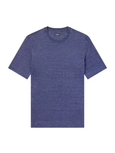 Zegna Oasi Knitted Linen T-Shirt - Men | Thumbnail 1