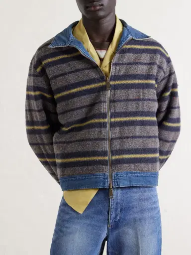 KAPITAL Virgin Mary Reversible Corduroy-Trimmed Denim Jacket - Men | Thumbnail 6 KAPITAL Virgin Mary Reversible Corduroy-Trimmed Denim Jacket - Men | Thumbnail 6