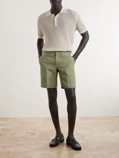 Orlebar Brown Straight-Leg Cotton Shorts - Men | Thumbnail 2 Orlebar Brown Straight-Leg Cotton Shorts - Men | Thumbnail 2