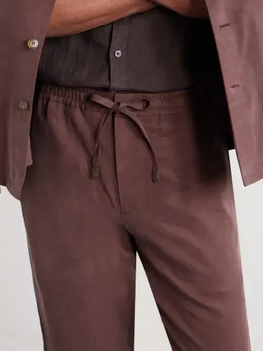 Canali Straight-Leg Lyocell Drawstring Trousers - Men | Thumbnail 5 Canali Straight-Leg Lyocell Drawstring Trousers - Men | Thumbnail 5