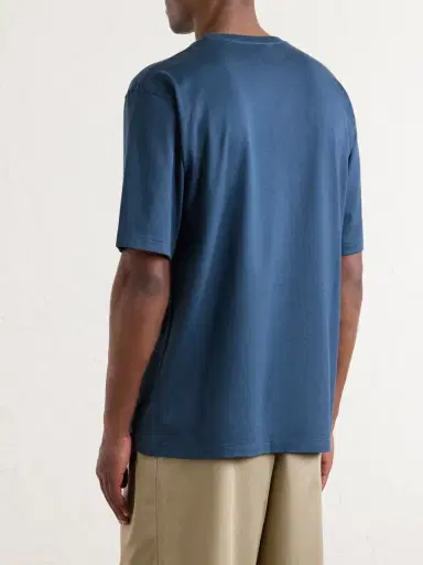 Auralee Luster Cotton-Jersey T-Shirt - Men | Thumbnail 4