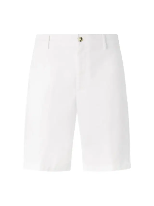 Straight-Leg Stretch Cotton-Blend Gabardine Shorts - Men
