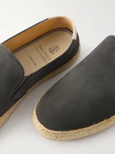 Brunello Cucinelli Suede Espadrilles - Men | Thumbnail 4