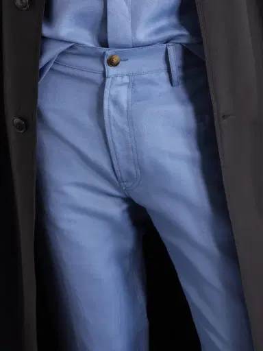 Canali Straight-Leg Wool and Linen-Blend Twill Suit Trousers - Men | Thumbnail 5