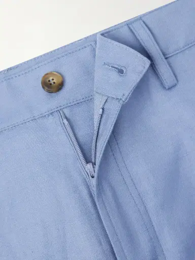 Canali Straight-Leg Wool and Linen-Blend Twill Suit Trousers - Men | Thumbnail 6