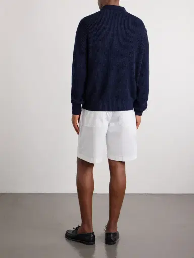Ralph Lauren Purple Label Silk and Linen-Blend Polo Sweater - Men | Thumbnail 4 Ralph Lauren Purple Label Silk and Linen-Blend Polo Sweater - Men | Thumbnail 4