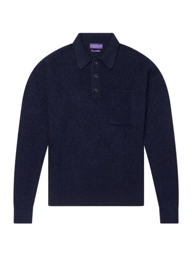 Silk and Linen-Blend Polo Sweater - Men