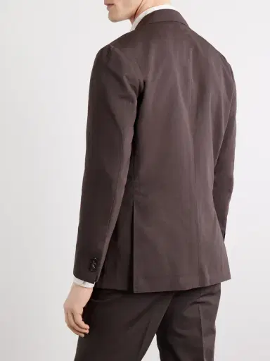 J. Mueser Cotton and Linen-Blend Suit Jacket - Men | Thumbnail 4 J. Mueser Cotton and Linen-Blend Suit Jacket - Men | Thumbnail 4