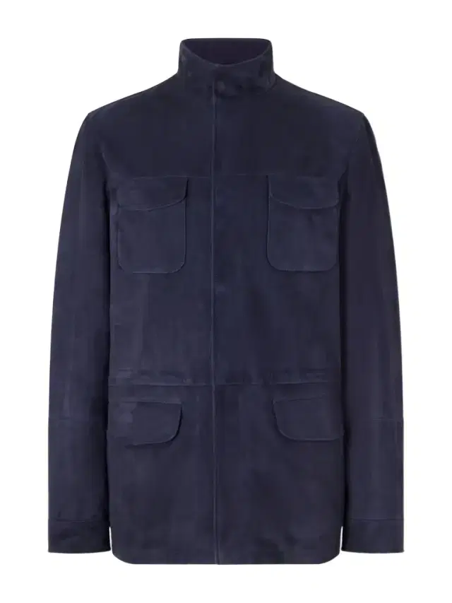 Thom Sweeney Field Suede Jacket - Men