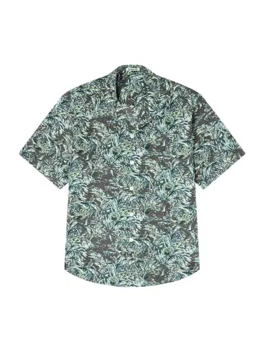 Auralee Printed Silk Satin Shirt - Men | Thumbnail 1 Auralee Printed Silk Satin Shirt - Men | Thumbnail 1