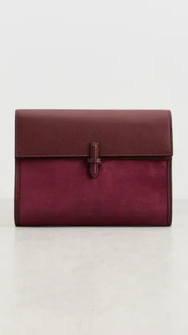 Hunting Season Large Soft Clutch in Suede | Thumbnail 2 Hunting Season Large Soft Clutch in Suede | Thumbnail 2