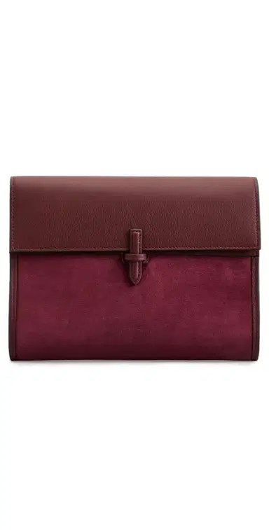 Hunting Season Large Soft Clutch in Suede | Thumbnail 1 Hunting Season Large Soft Clutch in Suede | Thumbnail 1
