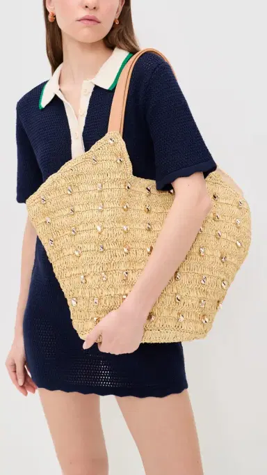 BTB Los Angeles Easton Tote Natural One Size | Thumbnail 3