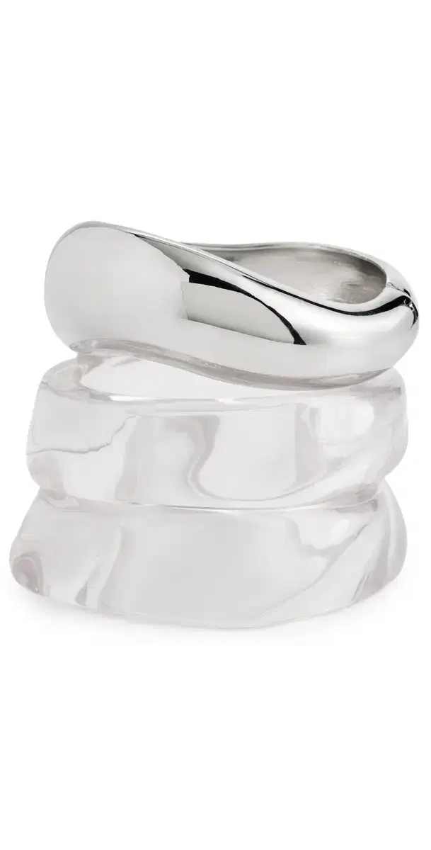 Sierra Bangle Set Clear One Size