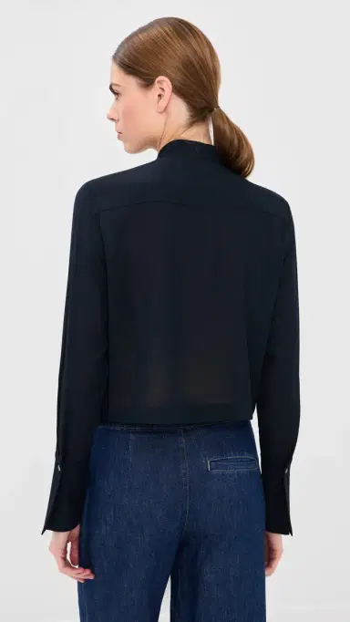 TWP Patti Button Down Top Midnight | Thumbnail 3 TWP Patti Button Down Top Midnight | Thumbnail 3
