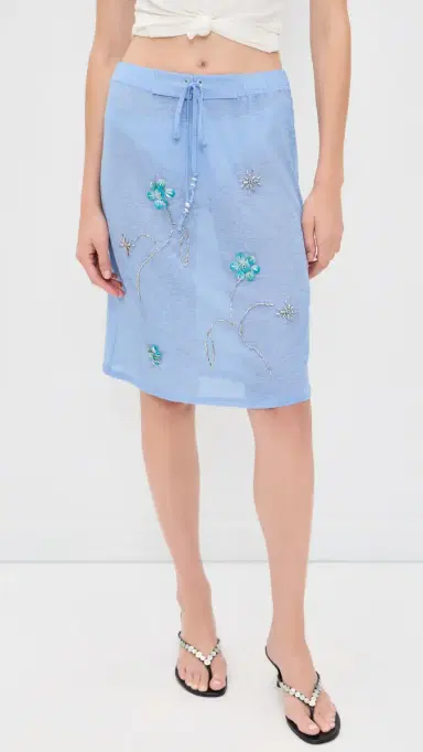 SIEDRES Liz Skirt Blue | Thumbnail 2