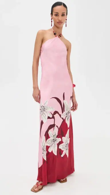 ROAME. Tallulah Satin Halter Dress Liliana M | Thumbnail 2