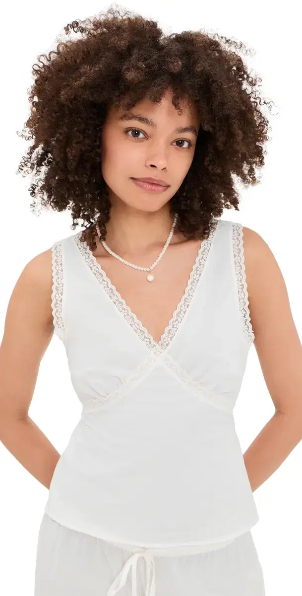 The Iris Tank White