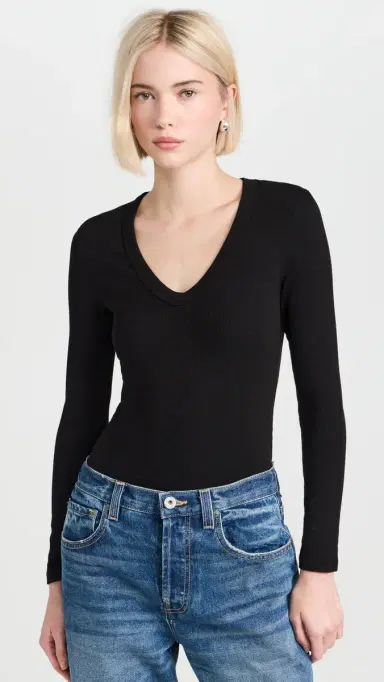 ENZA COSTA Textured Rib Top Black | Thumbnail 2 ENZA COSTA Textured Rib Top Black | Thumbnail 2