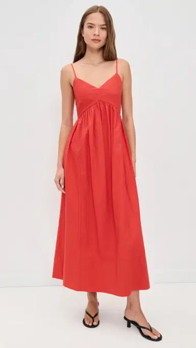 Jenni Kayne Peninsula Dress Tomato | Thumbnail 2 Jenni Kayne Peninsula Dress Tomato | Thumbnail 2