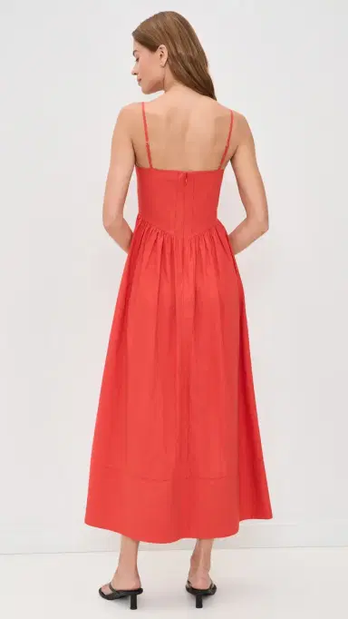 Jenni Kayne Peninsula Dress Tomato | Thumbnail 3 Jenni Kayne Peninsula Dress Tomato | Thumbnail 3