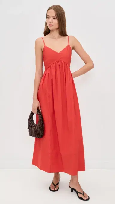Jenni Kayne Peninsula Dress Tomato | Thumbnail 5 Jenni Kayne Peninsula Dress Tomato | Thumbnail 5