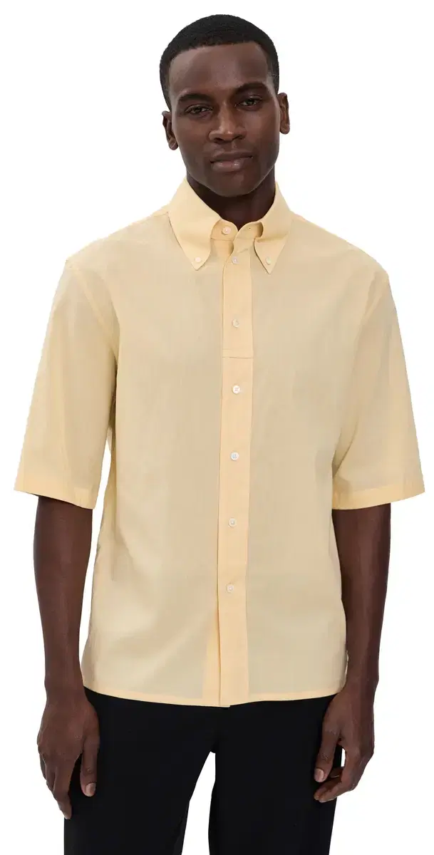 Lemaire Short Sleeve Shirt Ice Apricot