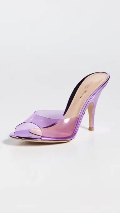 Gianvito Rossi Glass Metallic Heels | Thumbnail 2