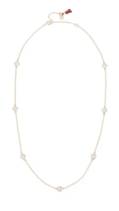 Shashi Emily Necklace Yellow Gold One Size | Thumbnail 5