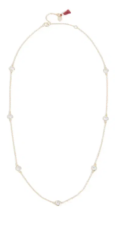 Shashi Emily Necklace Yellow Gold One Size | Thumbnail 1
