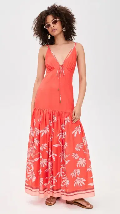 Kivari Ruby Strappy Maxi Dress Red | Thumbnail 5 Kivari Ruby Strappy Maxi Dress Red | Thumbnail 5
