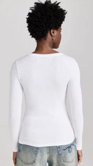 ENZA COSTA Textured Rib Crew Tee | Thumbnail 3 ENZA COSTA Textured Rib Crew Tee | Thumbnail 3