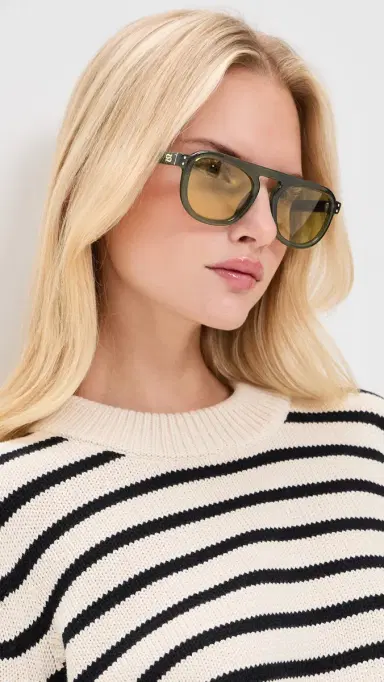 Sardine Stevie Sunglasses Amber Dip One Size | Thumbnail 3