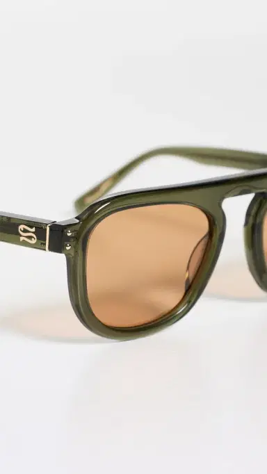 Sardine Stevie Sunglasses Amber Dip One Size | Thumbnail 5
