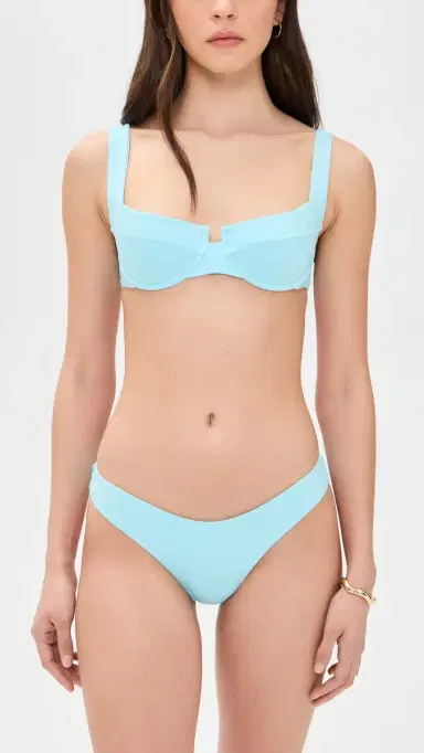 LSPACE Rocky French Cut Bikini Bottoms Tourmaline | Thumbnail 4