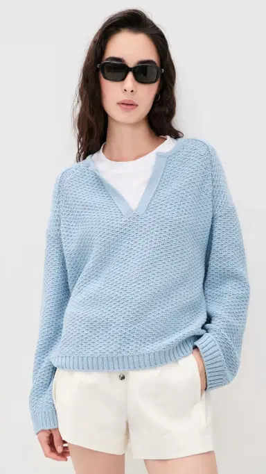 Closed Tunic Long Sleeve Sweater Dove Blue | Thumbnail 2 Closed Tunic Long Sleeve Sweater Dove Blue | Thumbnail 2