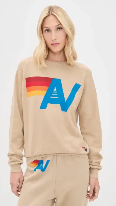 Aviator Nation Logo Crew weatshirt and | Thumbnail 3