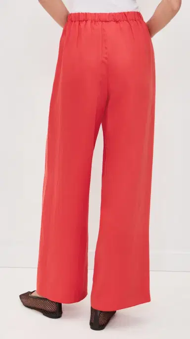 Jenni Kayne Summer Demi Pants Tomato | Thumbnail 3 Jenni Kayne Summer Demi Pants Tomato | Thumbnail 3