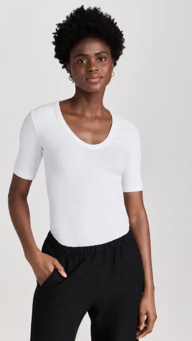 ENZA COSTA Textured Rib Top White S | Thumbnail 2 ENZA COSTA Textured Rib Top White S | Thumbnail 2